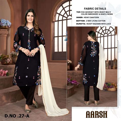 AARSH 27 COLOURS BY FASHID WHOLESALE 27-A TO 27-E SERIES BEAUTIFUL ...