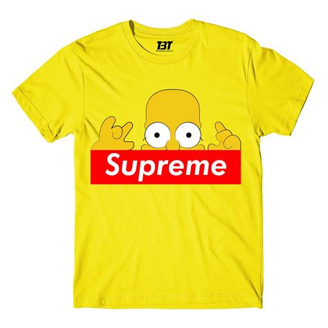 Buy The Simpsons T shirt - Supreme at Rs. 50 OFF – The Banyan Tee