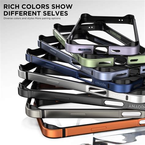 IM NJOYNY Dual-Layer Bumper Case for iPhone 17 series | Metal & TPU Fr ...