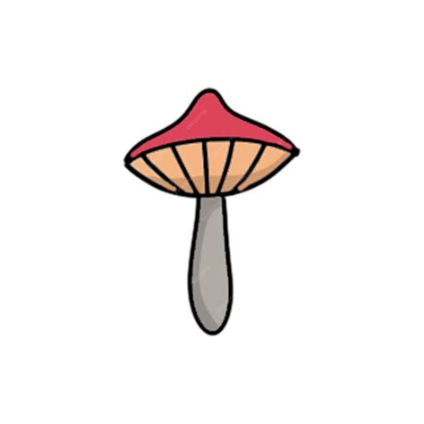 Cute mushroom illustration fall autumn illustration for collages and ...