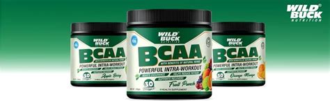 WILD BUCK Bcaa Powder With Natural&Powerful Herbs For Muscle Endurance ...