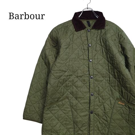 【90s】Barbour バブアー キルティングジャケット カーキグリーン | オンライン古着屋 9chord