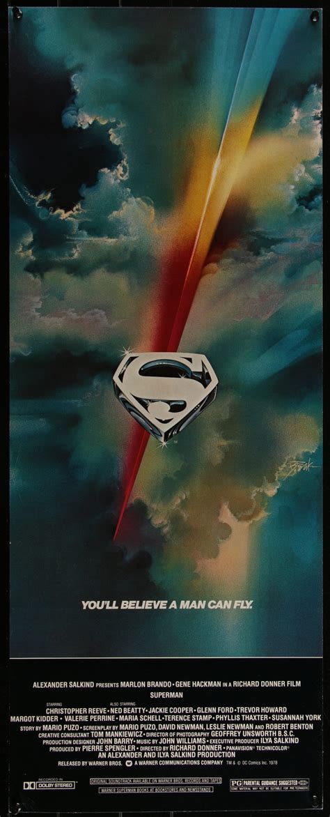Superman 1978 Movie Poster Superman The Movie. | Poster By Satchel