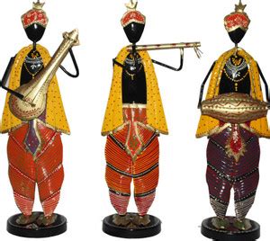 Omicore Art Gallery Musical krishna set of 3 showpiece for home & table ...