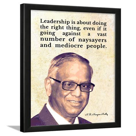 Chaka Chaundh - N. R. Narayana Murthy Quotes Wall Frames Posters