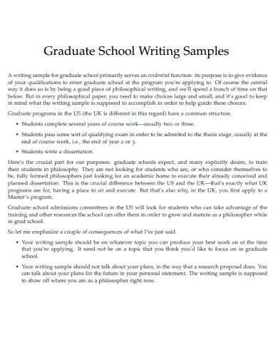 Image result for Examples of Writing Samples