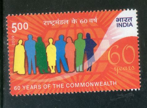 India 2009 60 Years of the Commonwealth Phila-2533 MNH| Phil India Stamps