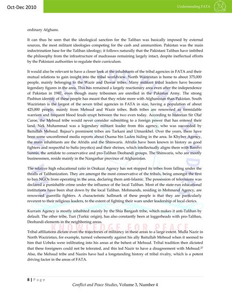 Understanding FATA (Pak institute of peace studies) | PDF