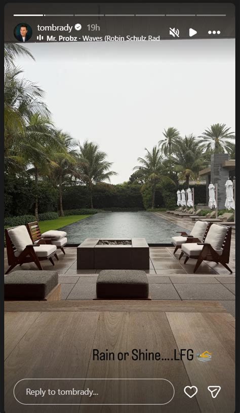 Rain or shine: Tom Brady breaks silence with cryptic post as romance ...