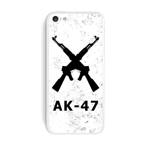 Graphics and More Crossed AK-47 Rifles - Guns Protective Skin Sticker ...