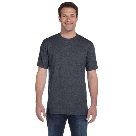 Anvil Men's Heather Dark Grey Midweight T-Shirt