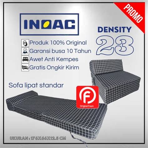 Jual Sofa Lipat | Sofa Bed Inoac Kecil | Sofa Lipat Standar Bonus ...