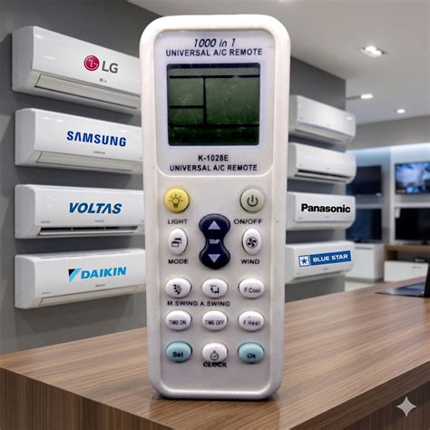 Universal AC Remote 1000 in 1 – All AC Brands Model AC26 | Faritha
