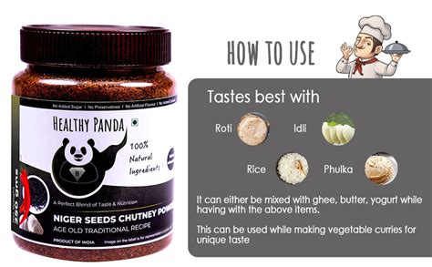 HEALTHY PANDA Niger Seed Chutney Powder Gurellu Chutney, Karale ...