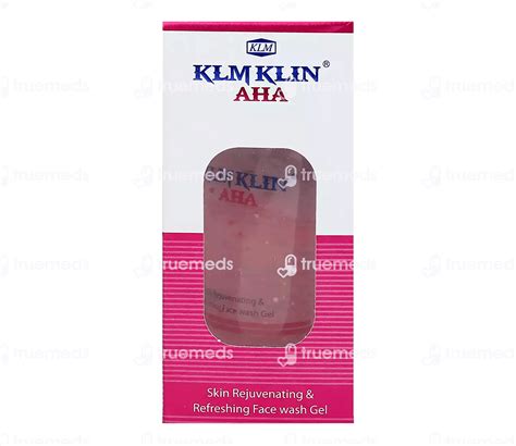 Klm Klin Aha Face Wash Gel 50 Ml - Uses, Side Effects, Dosage, Price ...