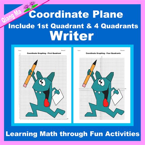 Coordinate Plane Pictures Worksheet