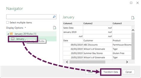 Append Query Excel 的图像结果