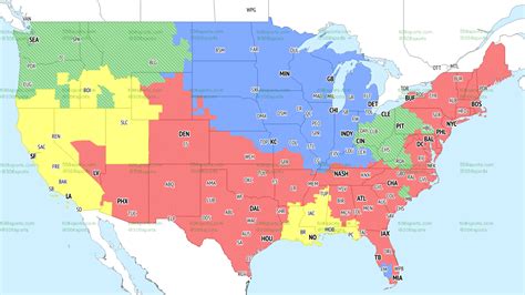 NFL Coverage Map Week 2: Complete TV Broadcast Schedule for FOX, CBS ...