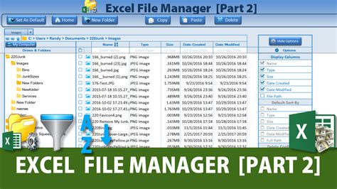 Image result for How Tocreate a File Manager in Excel