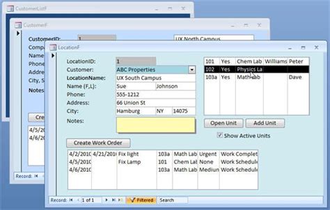 Image result for Access Work Order Database