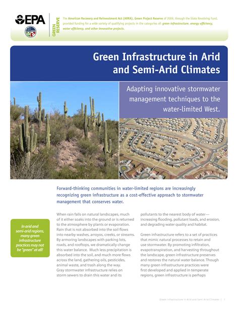 Green Infrastructure in Arid and Semi-Arid Climates - UNT Digital Library
