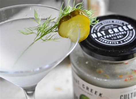 Spicy Pickle Martini Recipe | Couple in the Kitchen