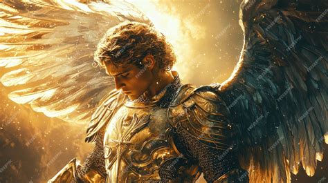 Biblical Representation of the Archangel Michael in Glorious Battle ...