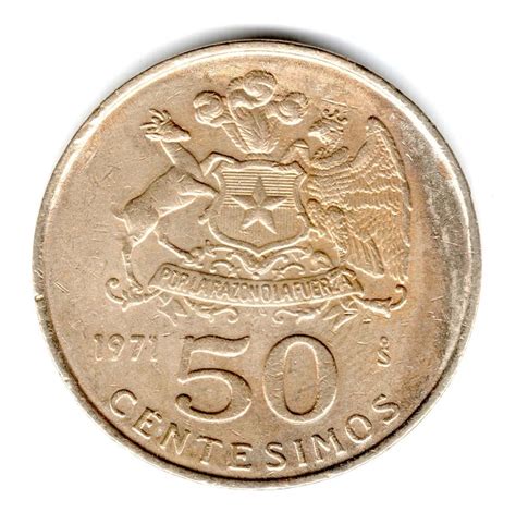 Chile 50 Centésimos Used Coin – Banknotecoinstamp