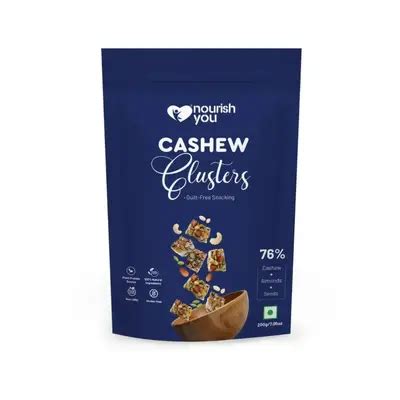 Buy NOURISH YOU Cashew Clusters with Almond | Pumpkin & Watermelon ...
