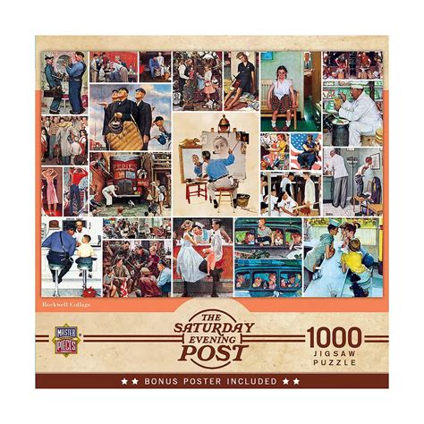 Masterpieces Puzzles 1000-Piece The Saturday Evening Post Norman ...