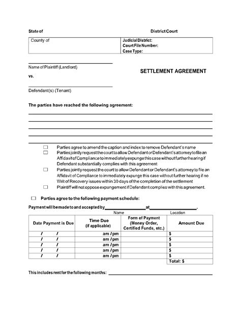 Settlement Agreement 1