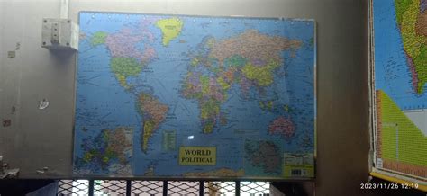 Buy World Political Map : Map For Students (30 Inches X 20 Inches) Book ...