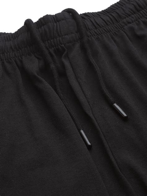 Alcis Men Black Solid Regular Fit Sports Shorts UMS20S013100-S