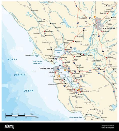 Map Of California Cities Along 101