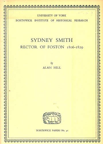 Buy Sydney Smith, Rector of Foston, 1806-29 (Borthwick Papers) Book ...