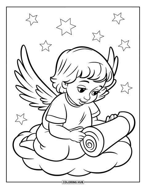185+ Angel Coloring Pages for Kids & Adults (Free Printable PDFs)