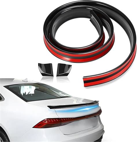 Caroxyen Car Rear Spoilers, Gloss Black Rear Trunk Boot Car Spoiler, A ...