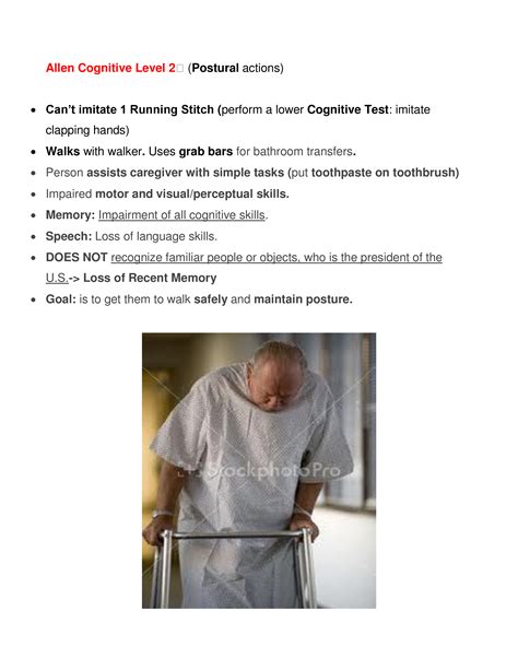 Allen cognitive levels – Artofit