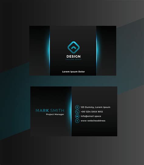 Basic Business Card Layout 的图像结果