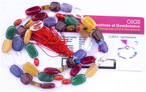 Apnisanskriti Multi Colour Mala (27 Inch, 9 Colour Beads, Chapti Mala ...