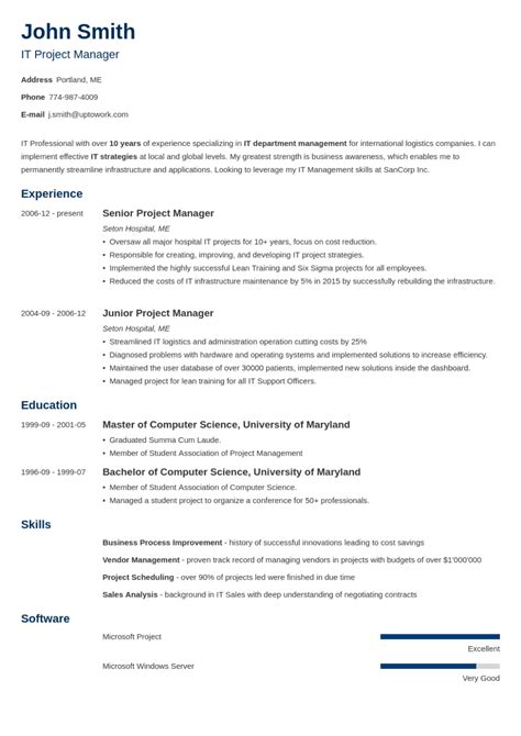 Image result for Resume Example through HTML