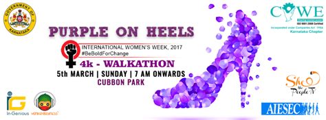 Purpleonheels 4k Walkathon - 2nd Edition, Cubbon Park band stand ...