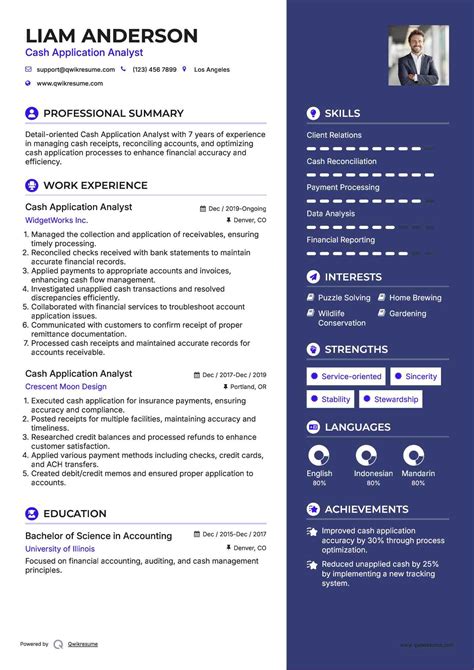 10+ Cash Application Analyst Resume Samples & Templates for 2025