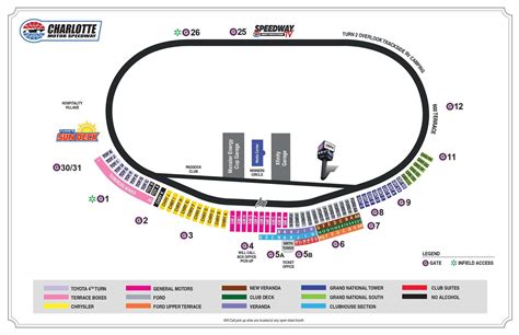 Indianapolis Motor Speedway Seating Chart
