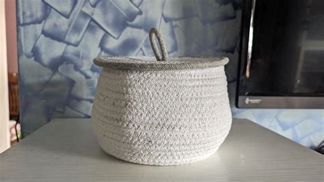 Tamanna Multi-Purpose Essential Jute Basket with Lid Storage Baskets ...