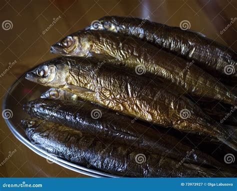 Hot Smoked Omul (endemic Species of Fish in the Lake Baikal, Russia). Stock Image - Image of ...