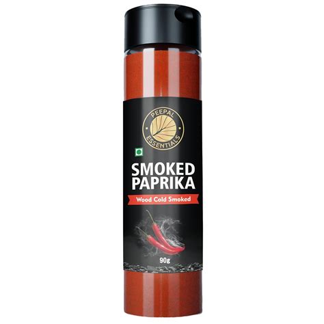 Peepal Essentials Smoked Paprika Powder - Hot and Spicy, Wood Cold ...
