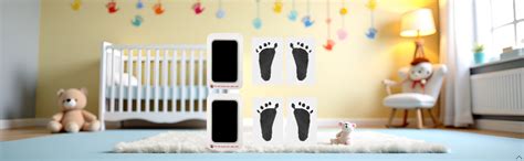 Baby Hand Print and Footprint Kit - Baby Foot Print for Newborns ...