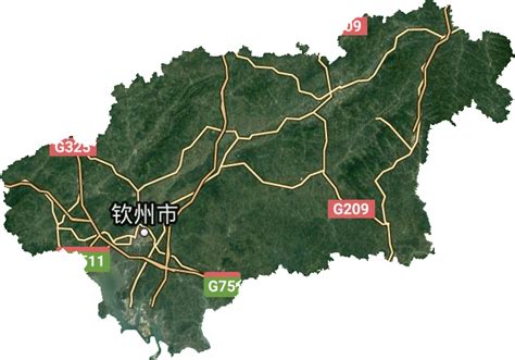 钦州市2区2县建成区排名，钦南区最大，浦北县最小，来了解一下？_面积