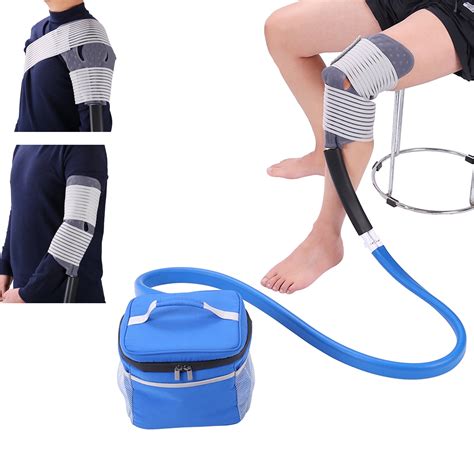 Cold Therapy System Ice Machine System for ACL Knee Surgery Recovery - Quiet Pump, Flexible Kit ...